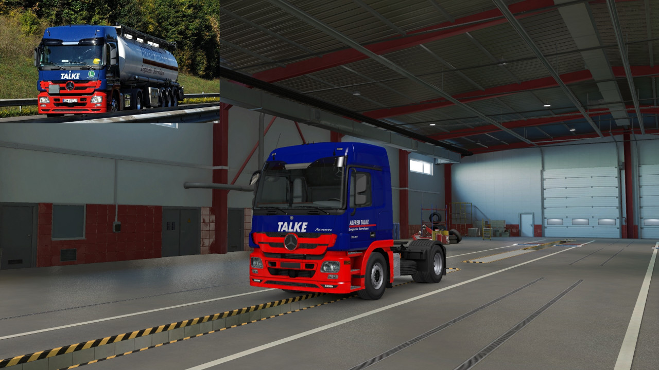 Alfred Talke Skin for Schumi's Mercedes Benz Actros MP3